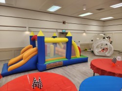 7-ft Bubble House and 16-ft Obstacles Bouncer