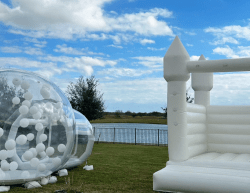Luxury Package (White Bounce House & Bubble House)