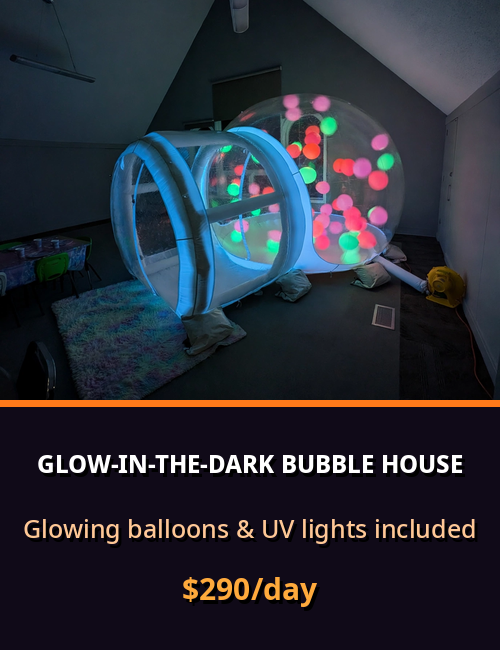 10-Foot Glow-in-the-Dark Bubble House