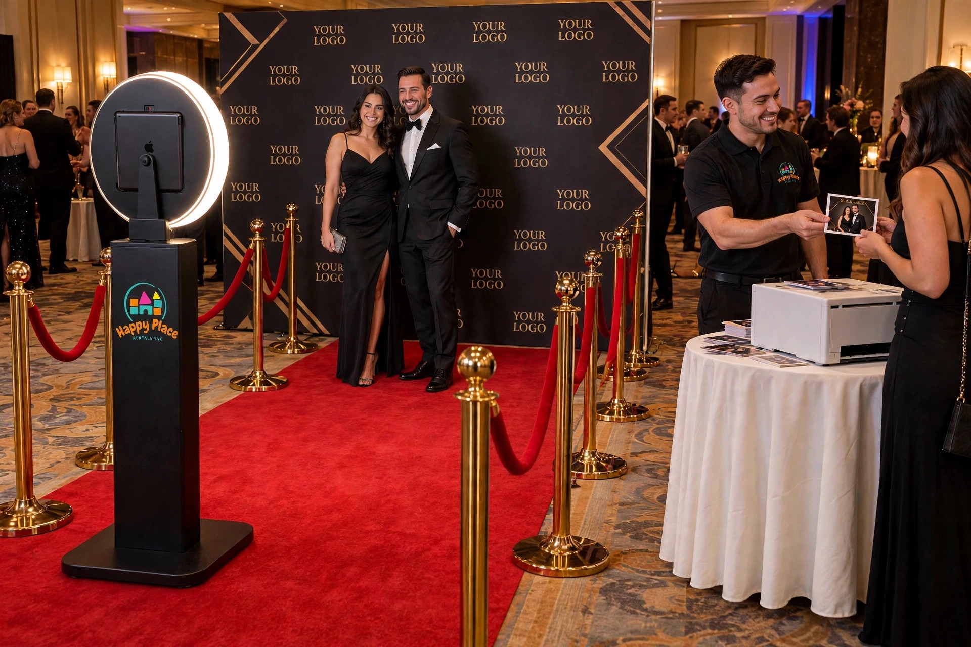 Premium photo booth package