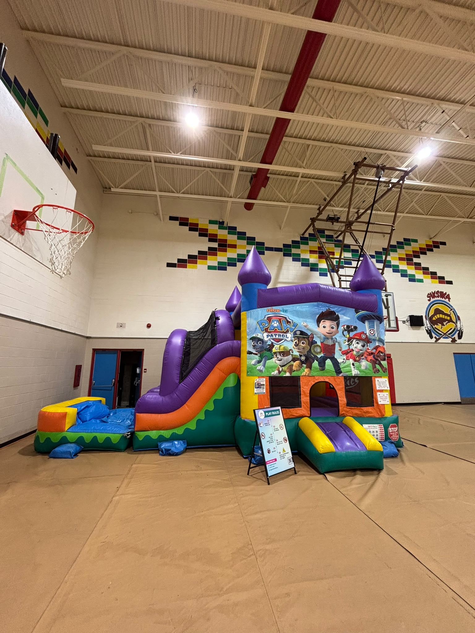 School gym community event